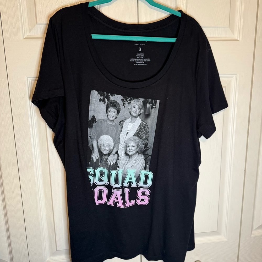 Torrid Black Graphic Tee - Squad Goals - Size 3